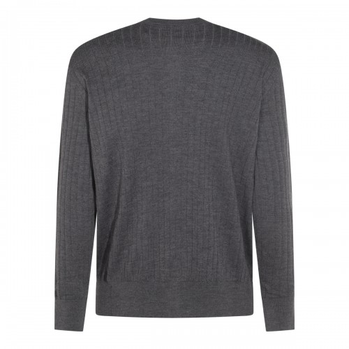 GREY WOOL KNITWEAR
