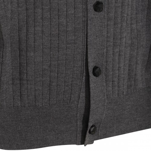 GREY WOOL KNITWEAR