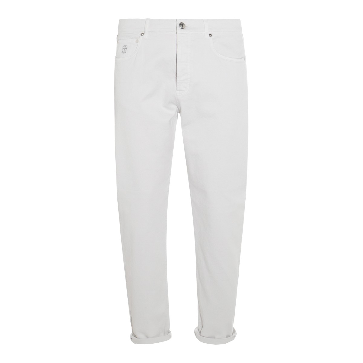 WHITE COTTON PANTS