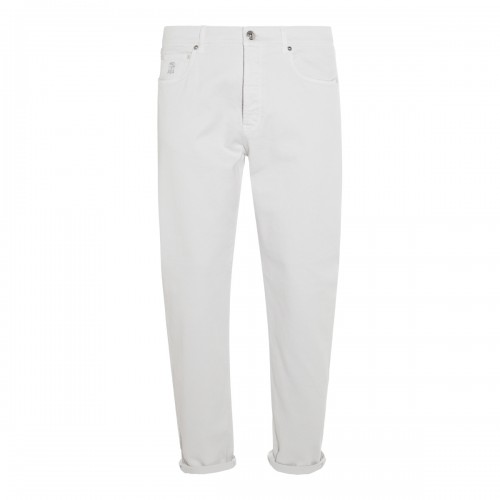 WHITE COTTON PANTS