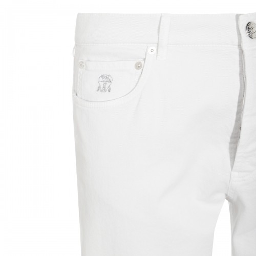 WHITE COTTON PANTS