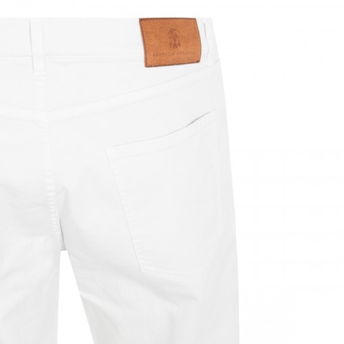 WHITE COTTON PANTS