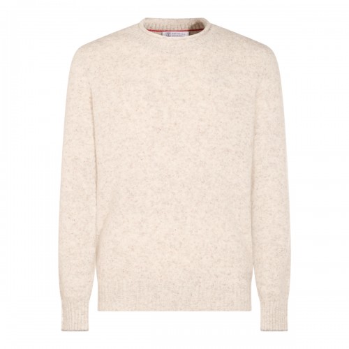 BEIGE COTTON KNITWEAR