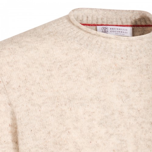 BEIGE COTTON KNITWEAR