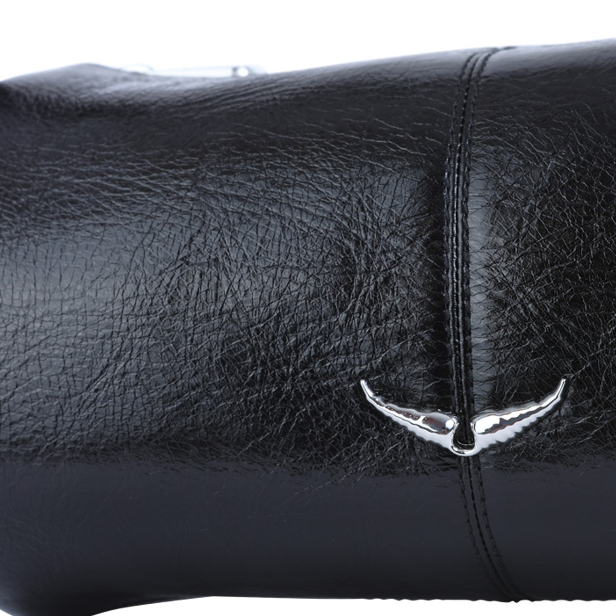 BLACK LEATHER LE DOUDOU SHOULDER BAG BLACK LEATHER LE DOUDOU SHOULDER BAG