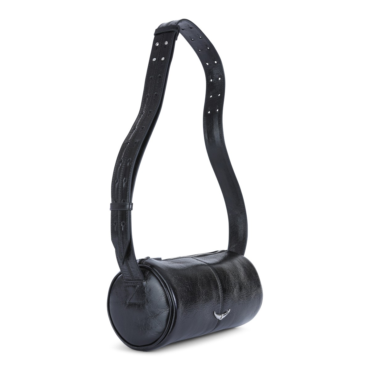 BLACK LEATHER LE DOUDOU SHOULDER BAG BLACK LEATHER LE DOUDOU SHOULDER BAG
