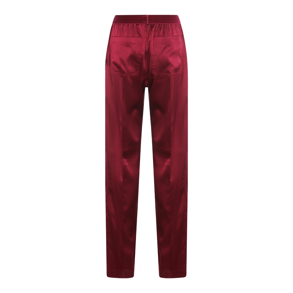 DARK RED SILK PJ PANTS DARK RED SILK PJ PANTS