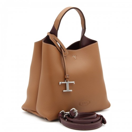 BROWN LEATHER TOTE BAG 2