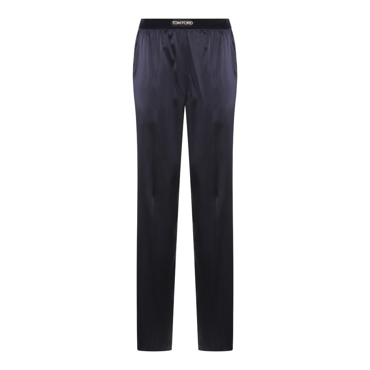 NAVY SILK PJ PANTS