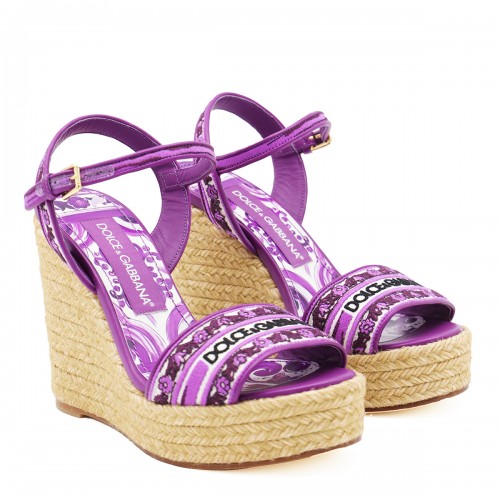 PURPLE MAJOLICA ESPADRILLAS