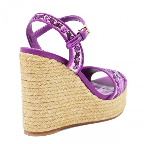 PURPLE MAJOLICA ESPADRILLAS