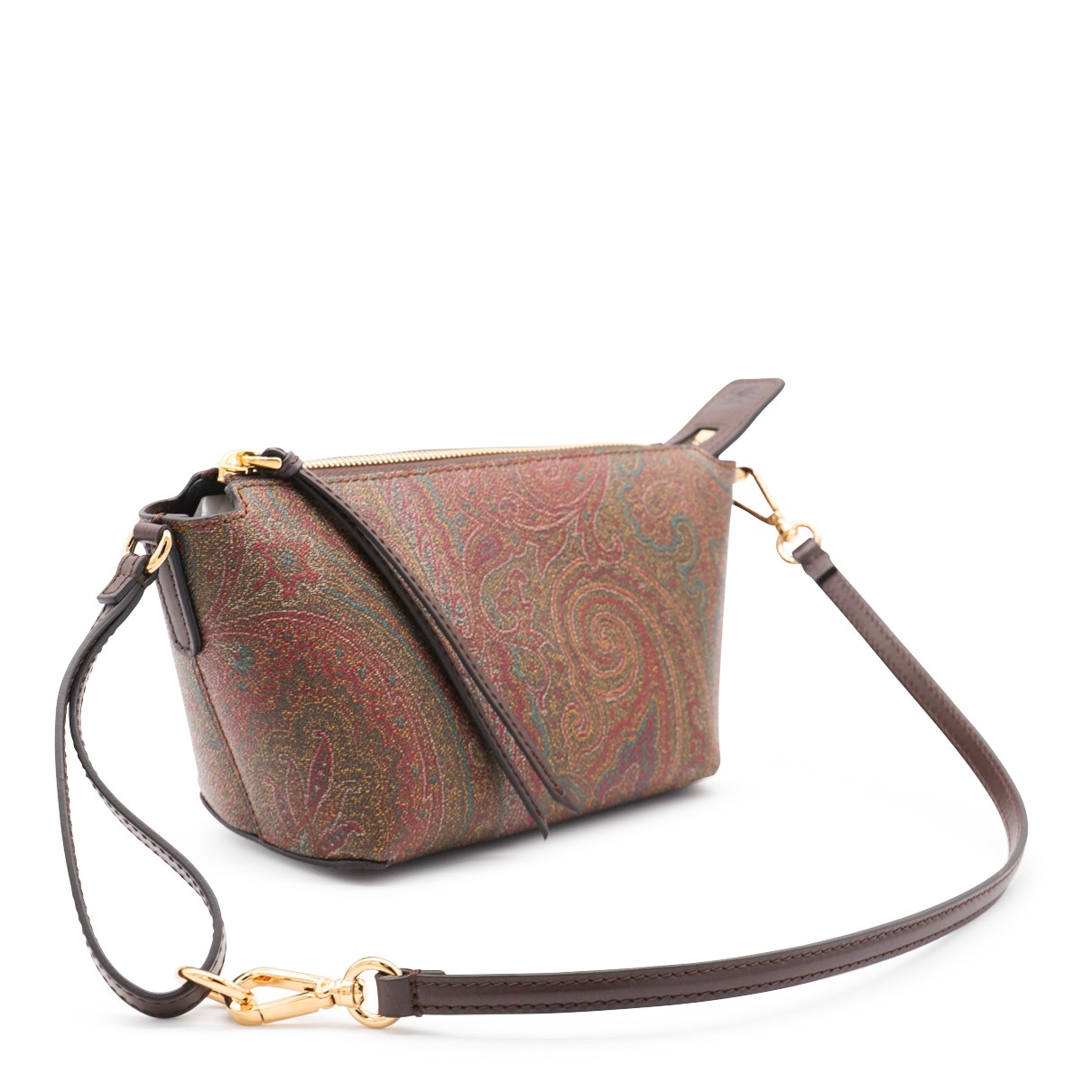 BROWN COTTON ARNICA MINI SHOULDER BAG BROWN COTTON ARNICA MINI SHOULDER BAG