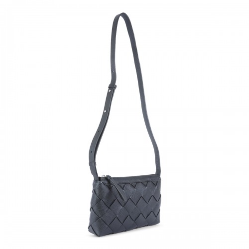 BLACK LEATHER DIAGO BAG