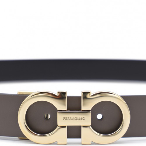 BROWN LEATHER BELT  2