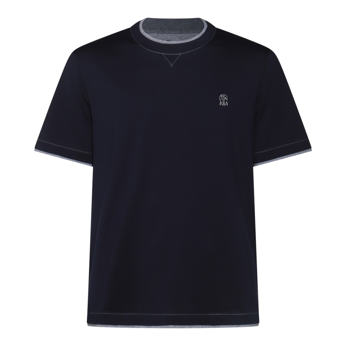 NAVY COTTON T-SHIRT