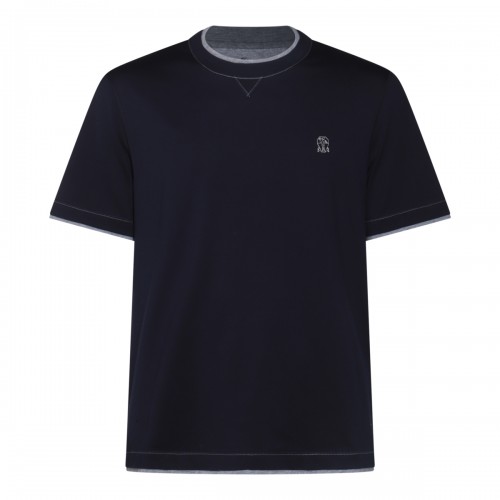 NAVY COTTON T-SHIRT