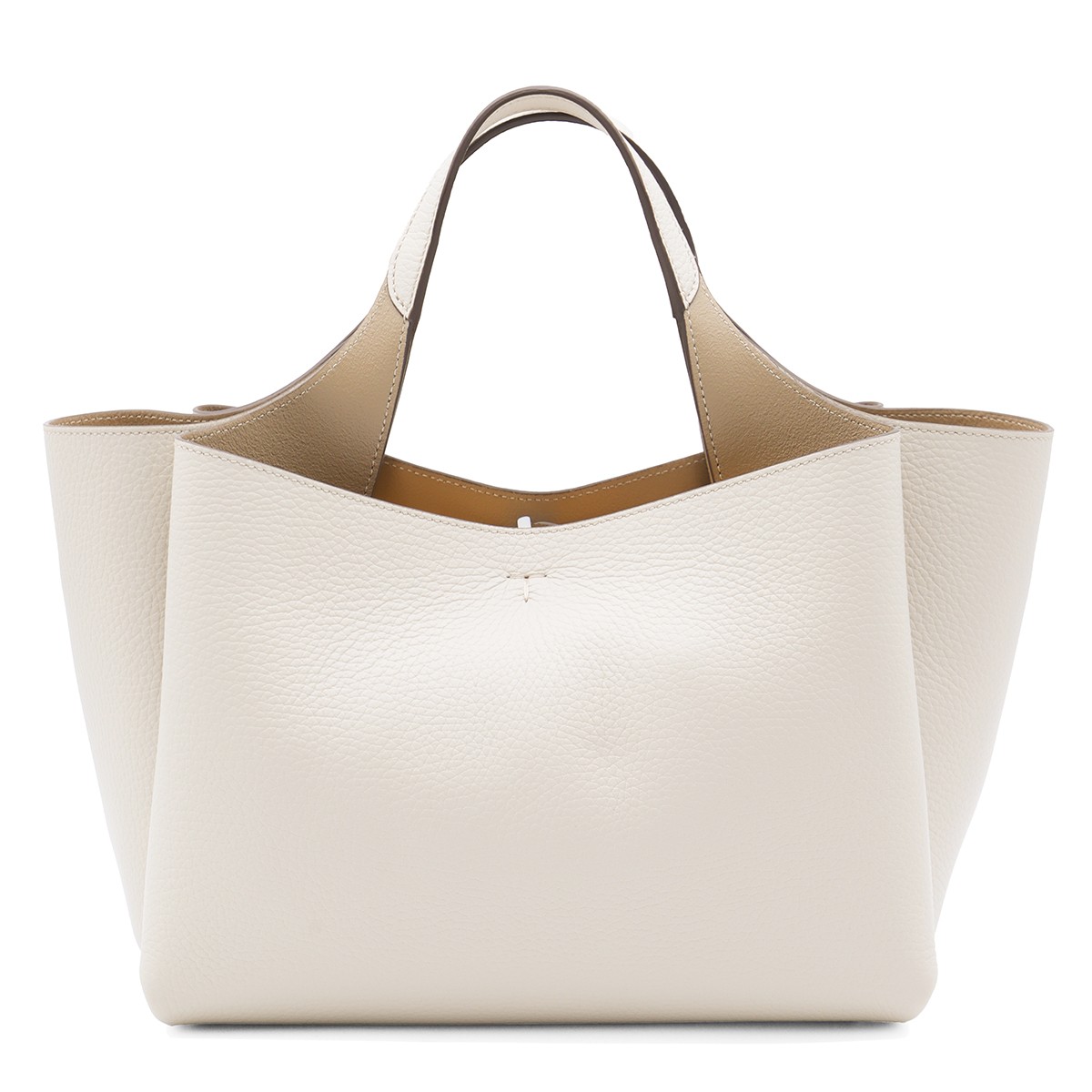 WHITE LEATHER MINI TOP HANDLE BAG WHITE LEATHER MINI TOP HANDLE BAG