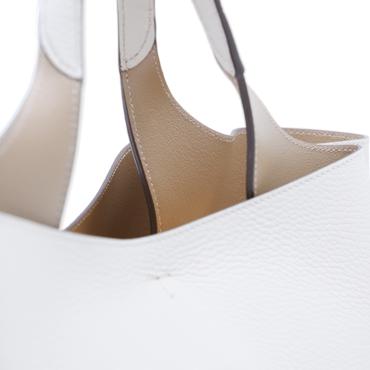 WHITE LEATHER MINI TOP HANDLE BAG WHITE LEATHER MINI TOP HANDLE BAG