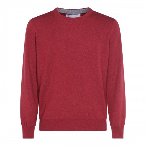 RED COTTON KNITWEAR