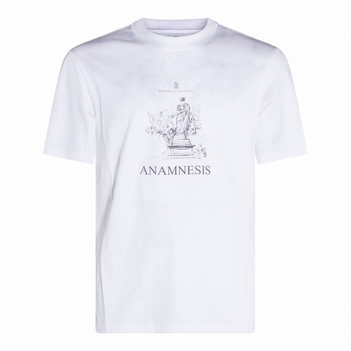 WHITE COTTON T-SHIRT