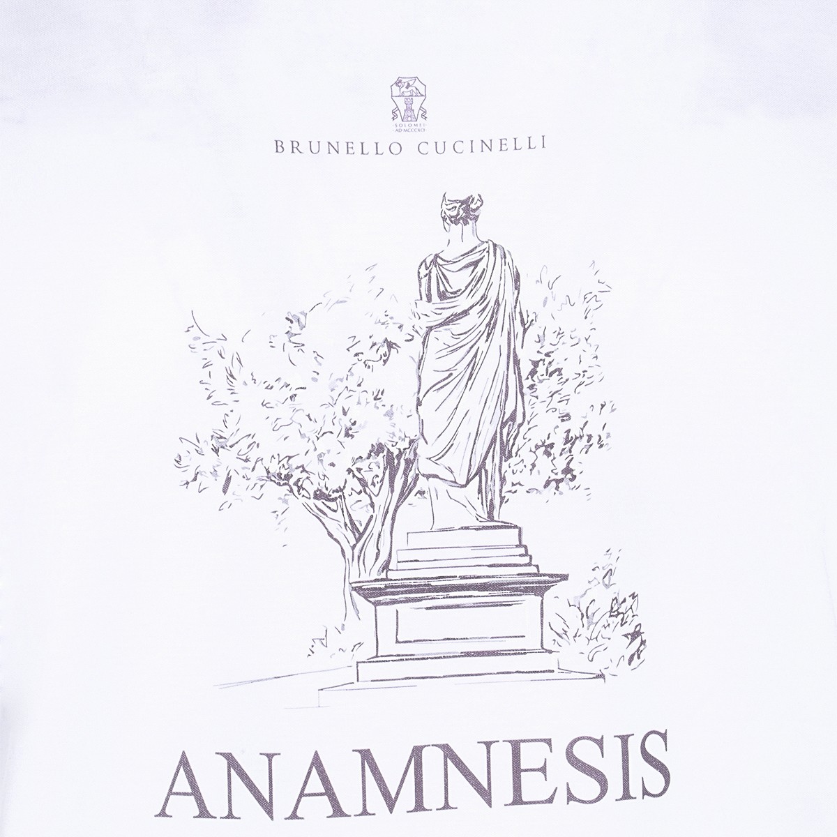 WHITE COTTON T-SHIRT