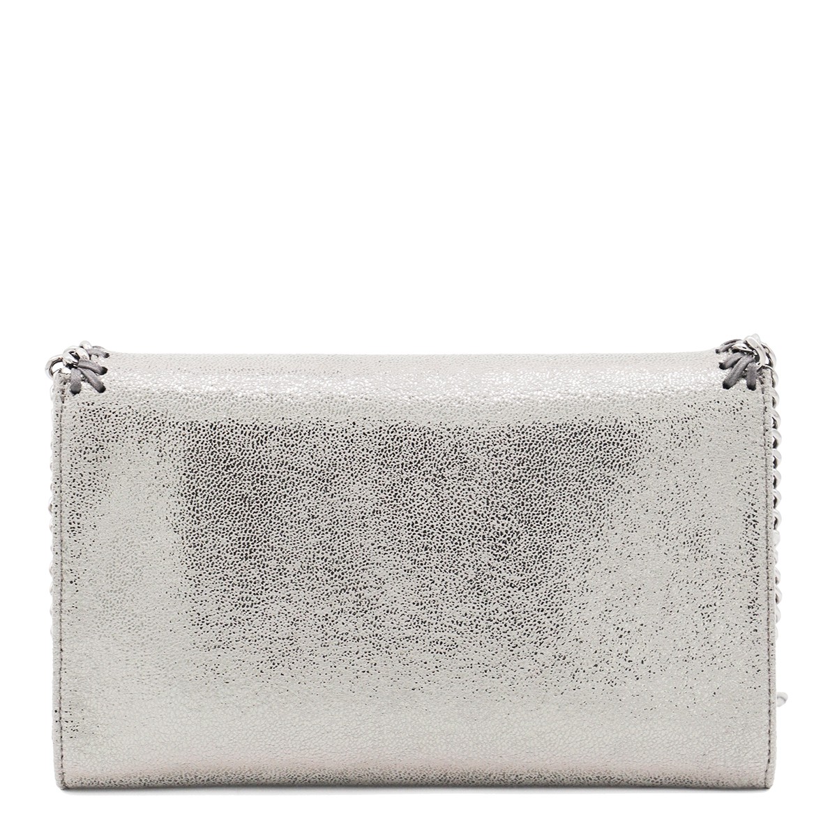 GREY MINI FALABELLA SHOULDER BAG