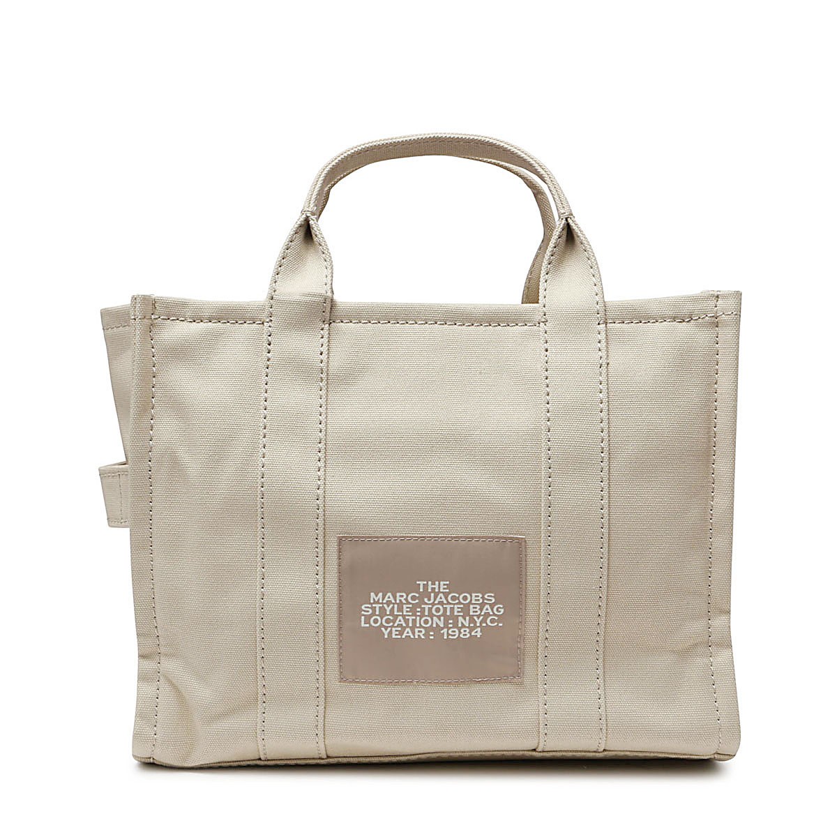 BEIGE COTTON THE MEDIUM TOTE BAG BEIGE COTTON THE MEDIUM TOTE BAG