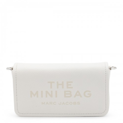 WHITE LEATHER MINI BAG