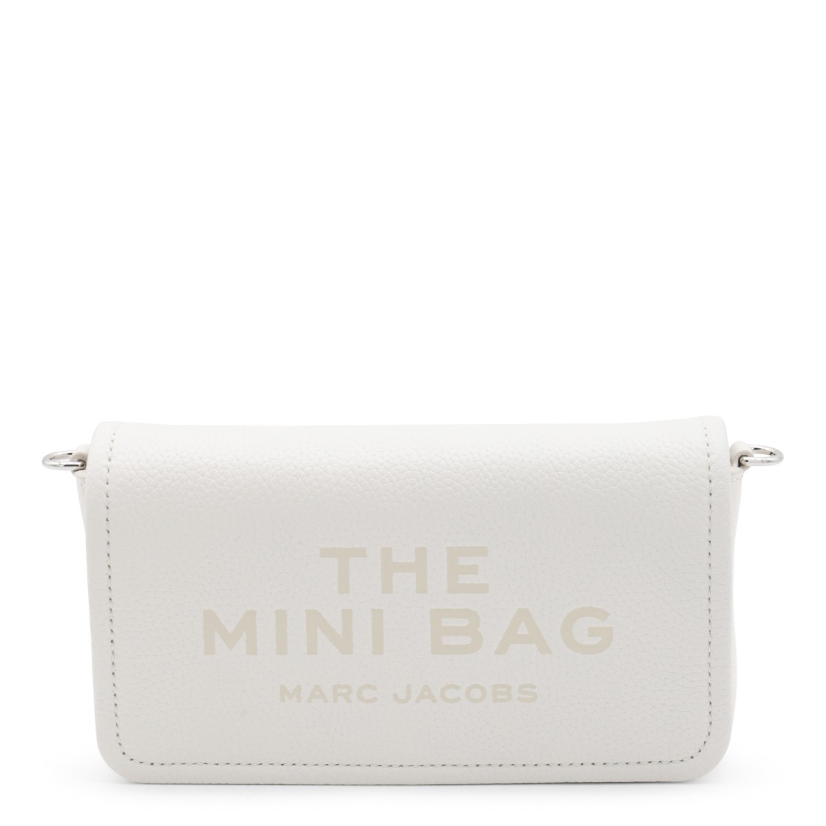 WHITE LEATHER MINI BAG
