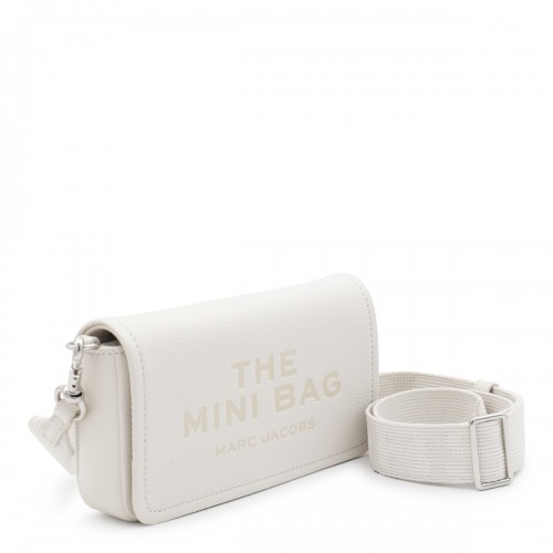 WHITE LEATHER MINI BAG