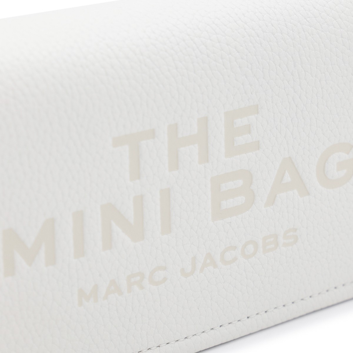 WHITE LEATHER MINI BAG