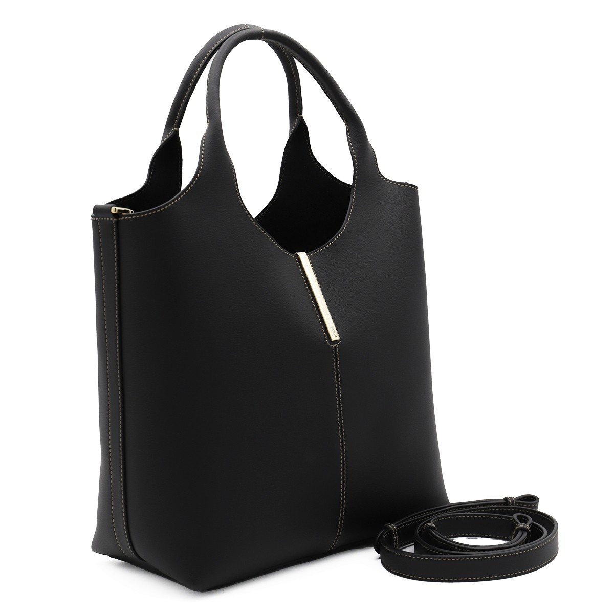 BLACK LEATHER TOP HANDLE BAG BLACK LEATHER TOP HANDLE BAG