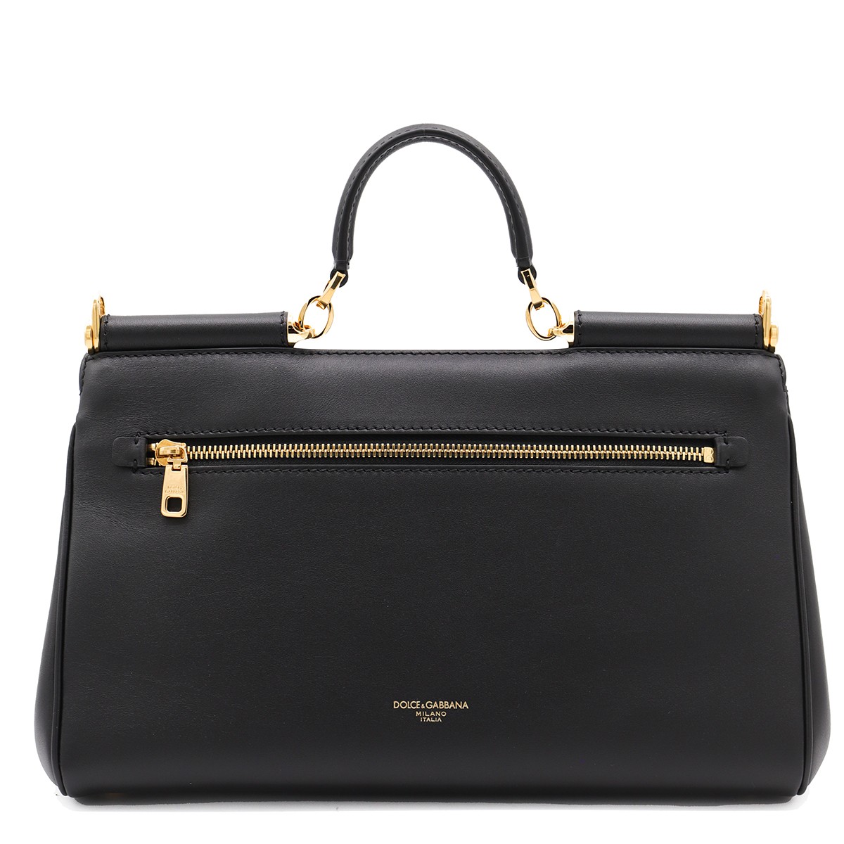 BLACK LEATHER MY SICILY TOP HANDLE BAG BLACK LEATHER MY SICILY TOP HANDLE BAG