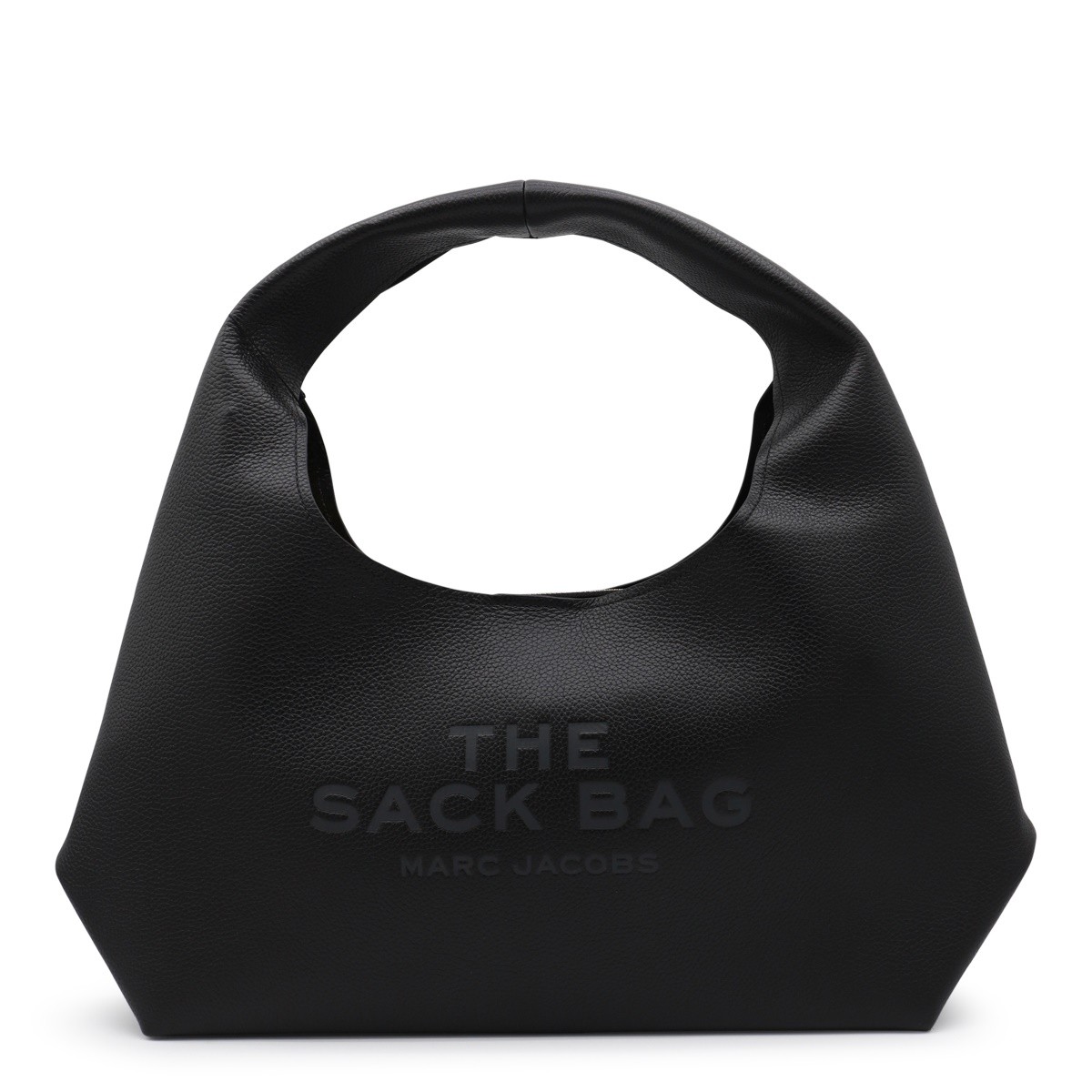 BLACK LEATHER THE SACK SHOULDER BAG