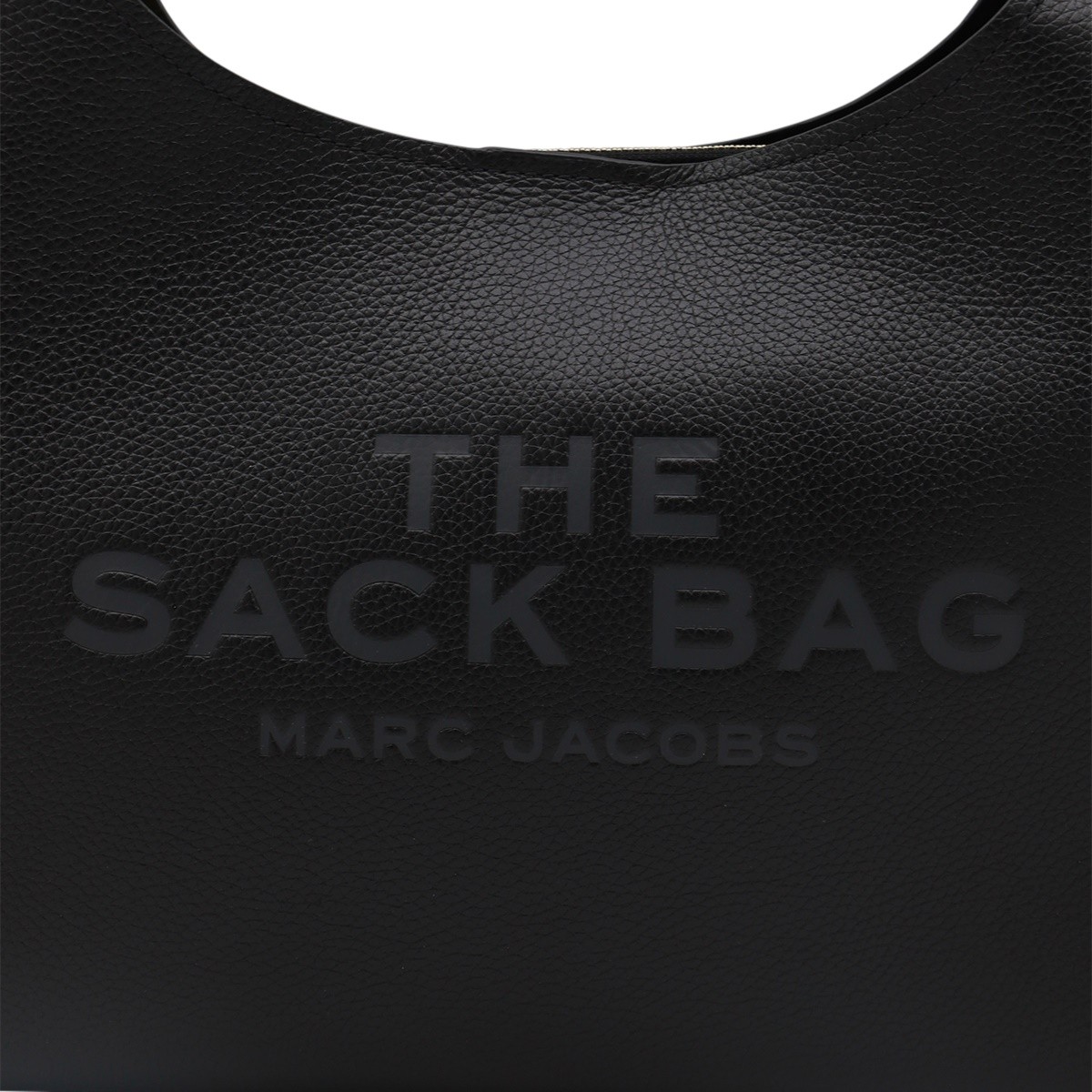 BLACK LEATHER THE SACK SHOULDER BAG