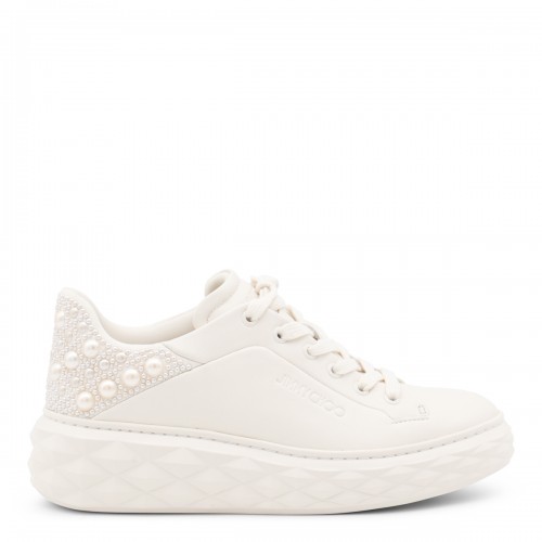 WHITE LEATHER SNEAKERS