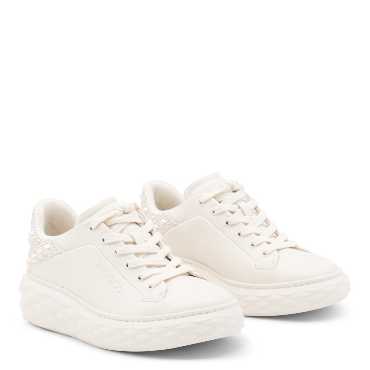 WHITE LEATHER SNEAKERS