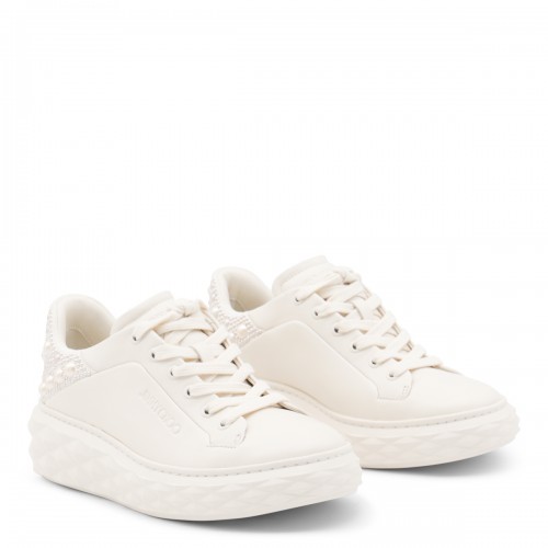WHITE LEATHER SNEAKERS
