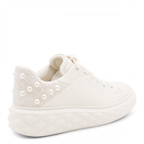 WHITE LEATHER SNEAKERS