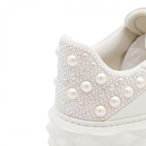 WHITE LEATHER SNEAKERS