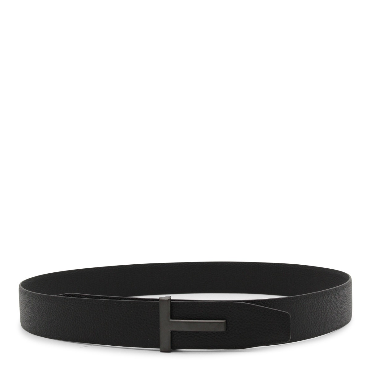 BLACK LEATHER BELT