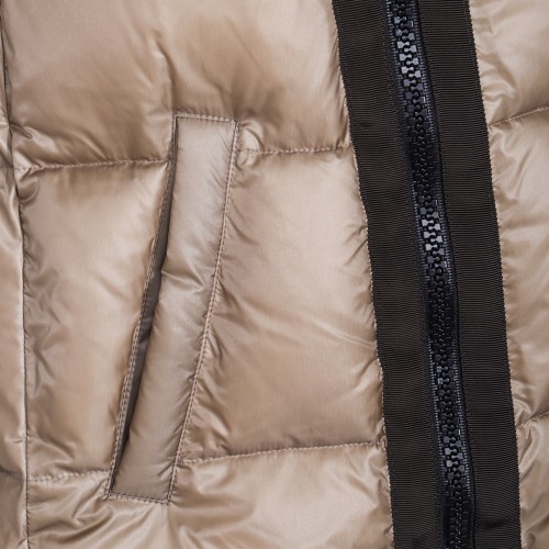 DARK BEIGE DOWN JACKET