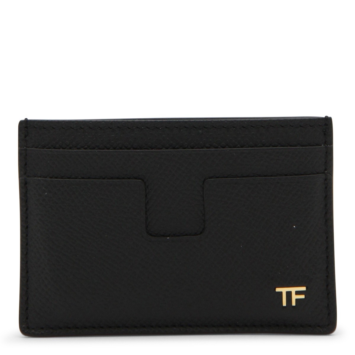 BLACK LEATHER CARD HOLDER