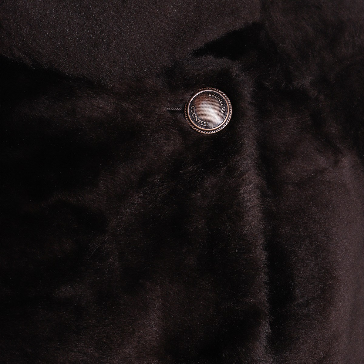 DARK BROWN FUR JACKET DARK BROWN FUR JACKET