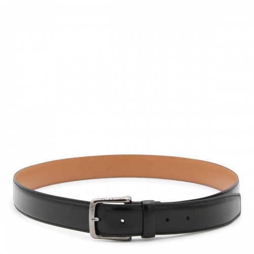 BLACK LEATHER BELT