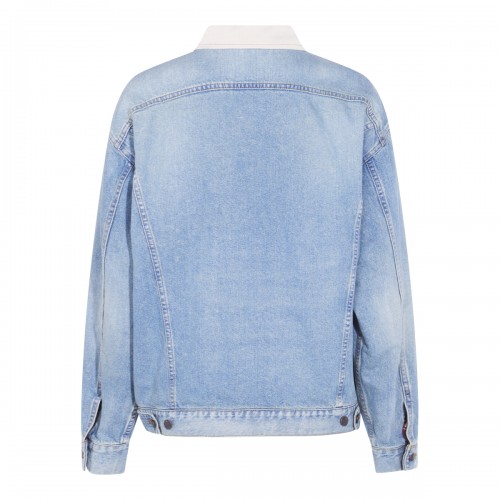 LIGHT BLUE COTTON JORELLE DENIM JACKET
