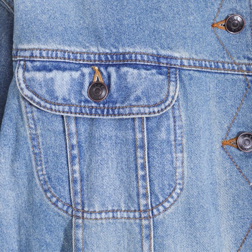 LIGHT BLUE COTTON JORELLE DENIM JACKET
