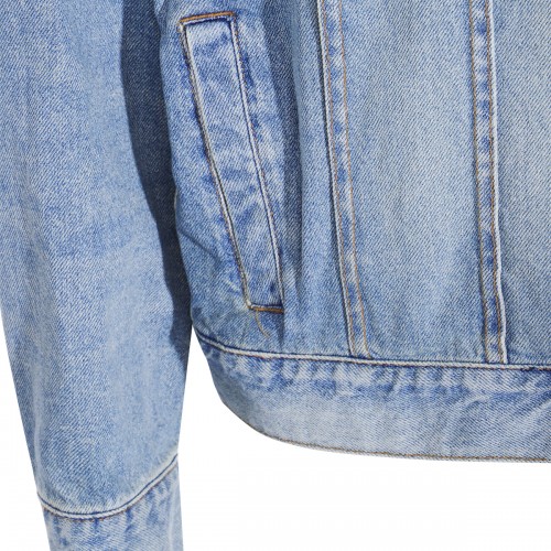 LIGHT BLUE COTTON JORELLE DENIM JACKET