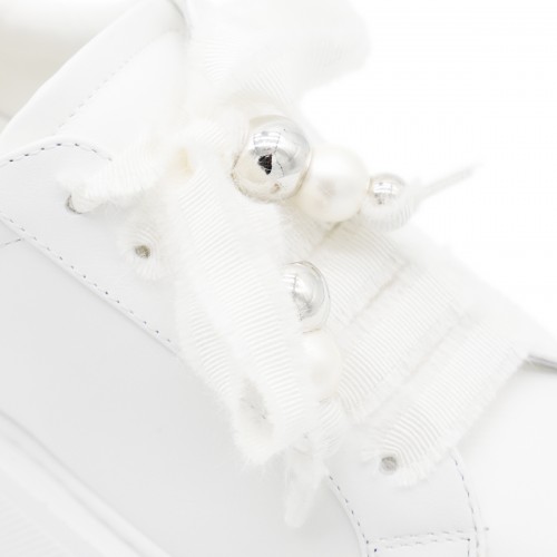 WHITE LEATHER NEXUS SNEAKERS
