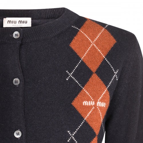 BLUE WOOL KNITWEAR